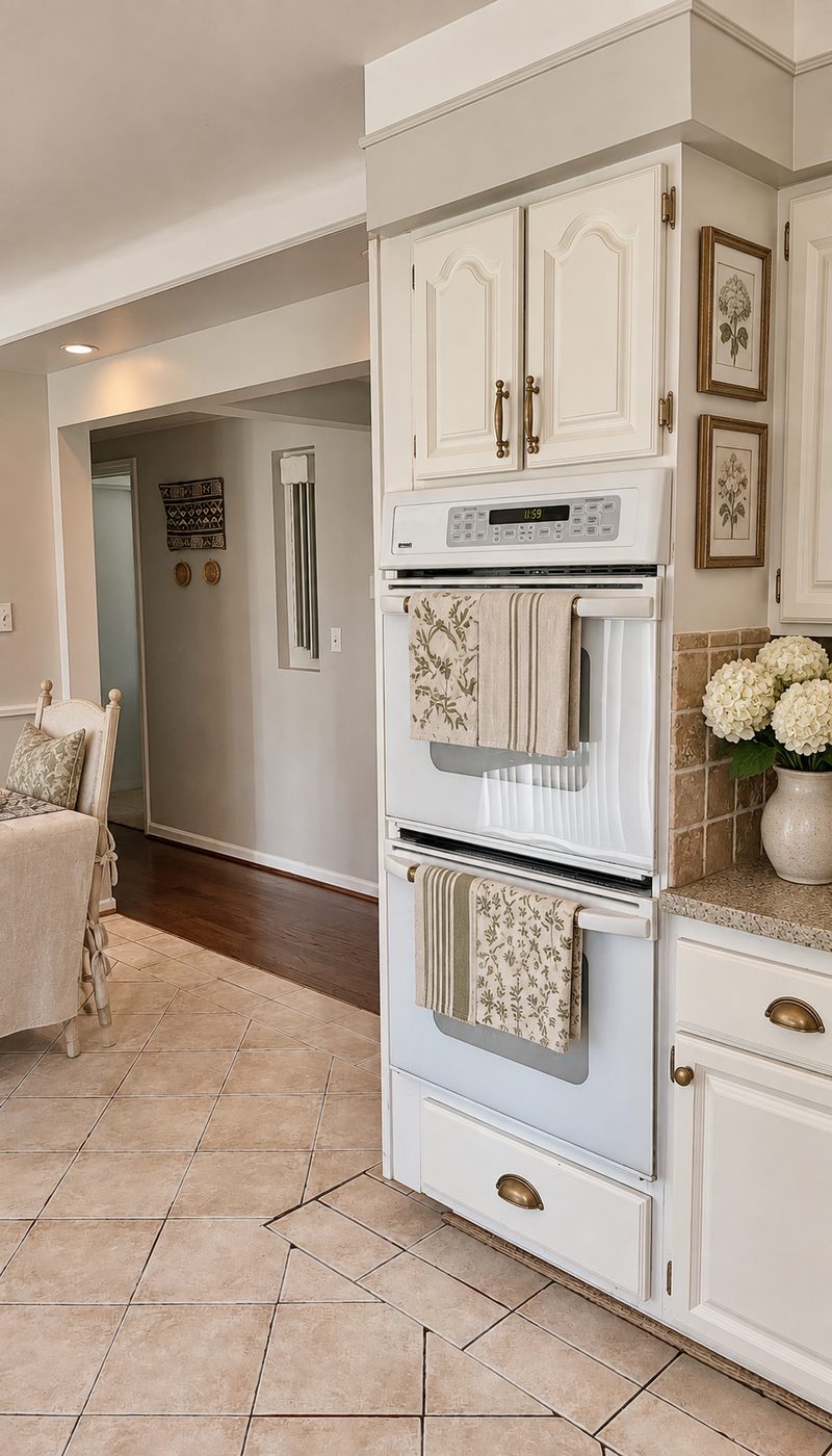 Home kitchen at Alderwyn Care Homes where three home-cooked meals are made daily
